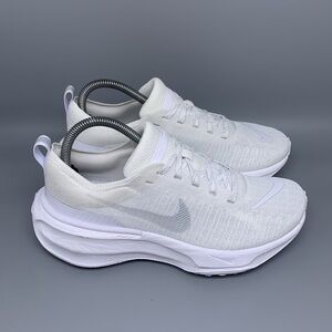 Nike ZoomX Invincible Run Flyknit 3 White Running Shoes DR2615-103 Women’s Sz 8